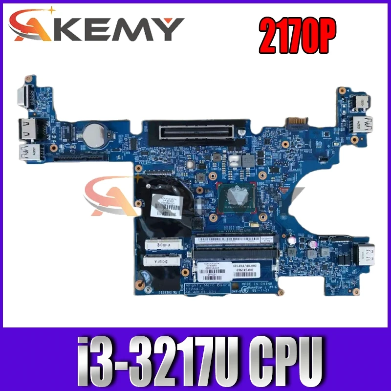

AKemyLatop motherboard for hp Book 2170P Main Board 11244-1 48.4RL01.011 SR0N9 Core i3-3217U