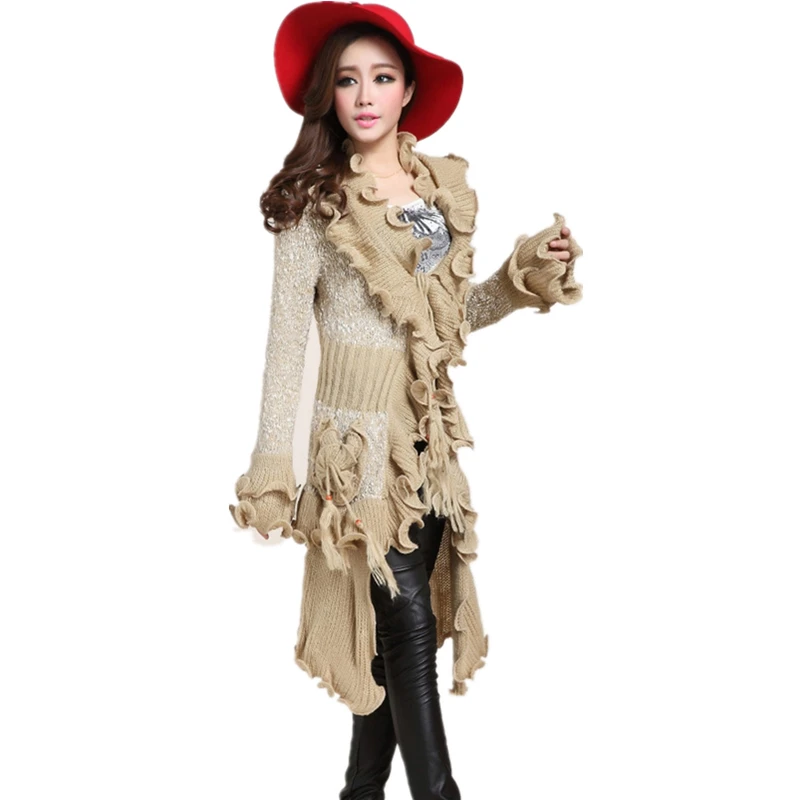 

Wholesale European and American Women's Sweaters Autumn 2019 V-necked Mahai Sweaters Winter cardigan jacket