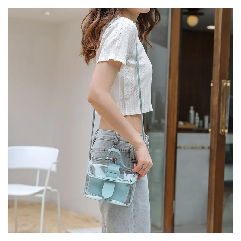 Osgoodway2 Korean style transparent crossbody bag hand bags small handbags for women