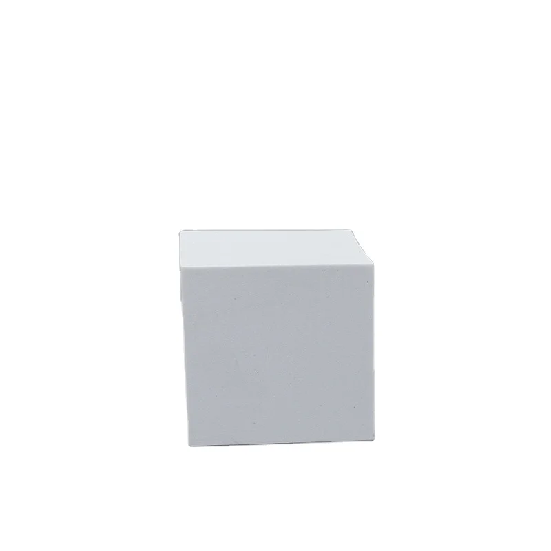 

Factory Price 7 x 7 x 6cm Cuboid Geometric Cube Solid White Color Photography Photo Background Table Photo Shooting Foam Props