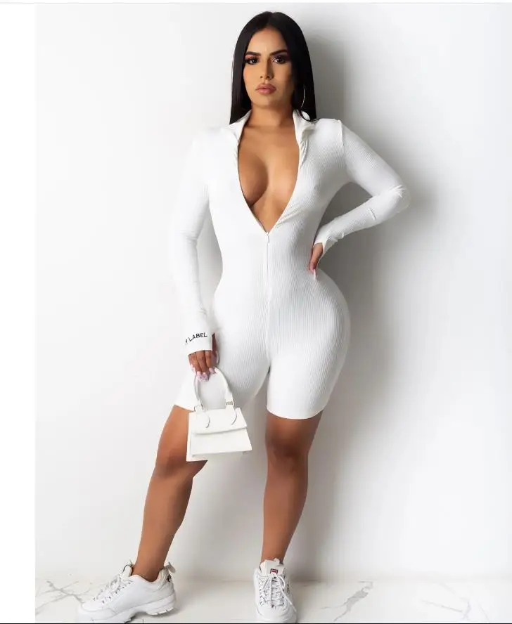 Spandex Romper Shorts Bodycon Sexy Rompers And Jumpsuits For Women ...