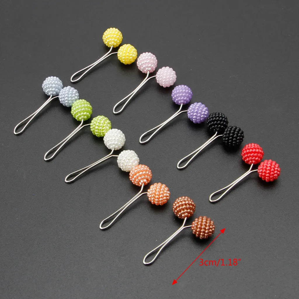 

2020 wholesale scarf pins muslim head hair pin hijab pins XBZ091