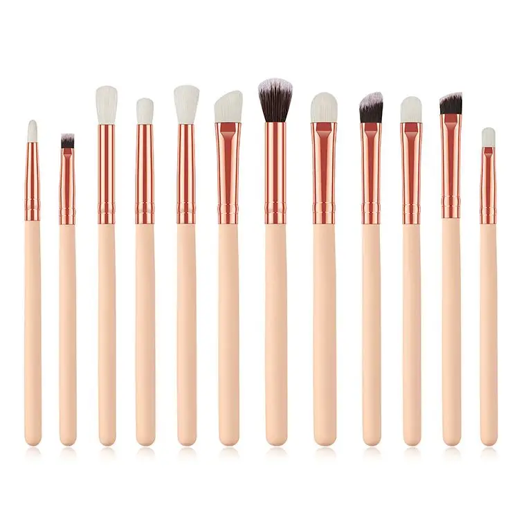 

12pcs Premium Cosmetic Makeup Brush Set, Pink