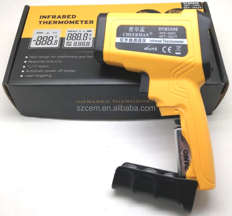 Dt8550e Dual Laser Wireless Infrared Thermometer Temperature Gun - Buy ...