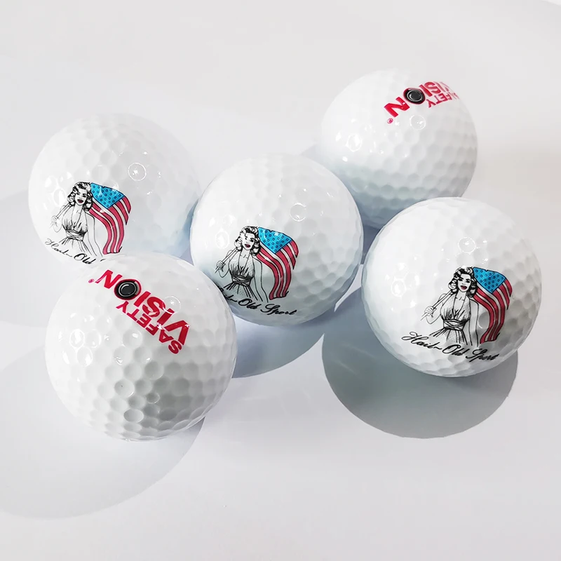 Bulk Wholesale Custom Logo 3 Layer Tournament Golf Balls Surlyn Blank