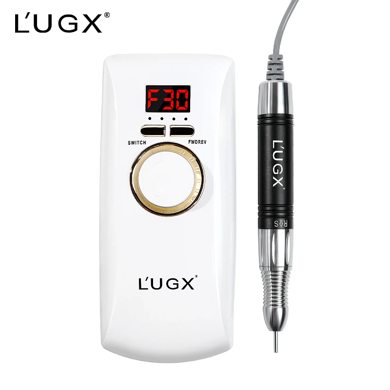 

lugx oem odm 2023 New 30000rpm coreless motor portable rechargeable hollow cup nail drill