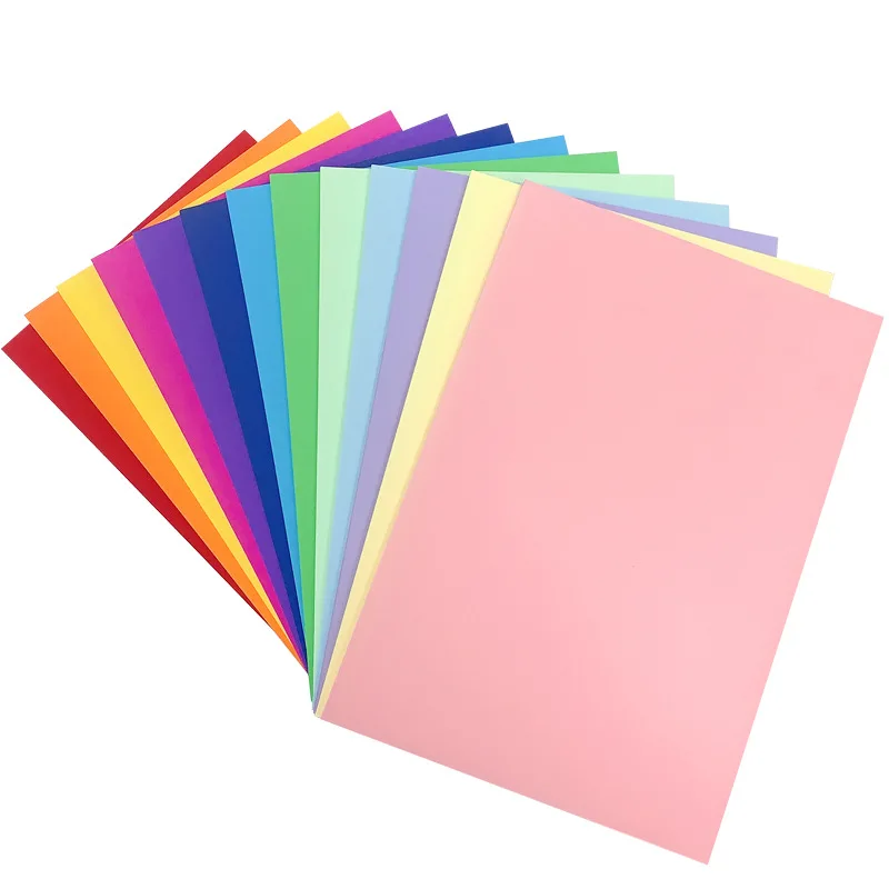 702XY A4 Color Hard Cardboard 180g Painting Handmade Cardboard Decorative Paper Hand-painted Greeting Card