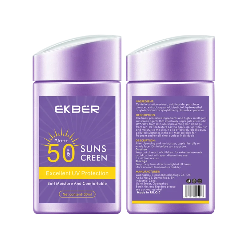 

New Arrival Ekber Anti-Oxidation Mineral Spf50+++ Sunscreen Whitening Skin Care Sunscreen