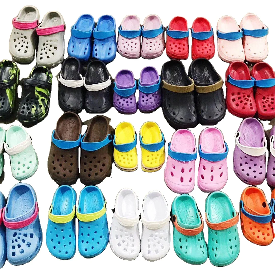 

Colorful Clogs slipper shoes stock beach garden shoes stock for kids and women, Mix color