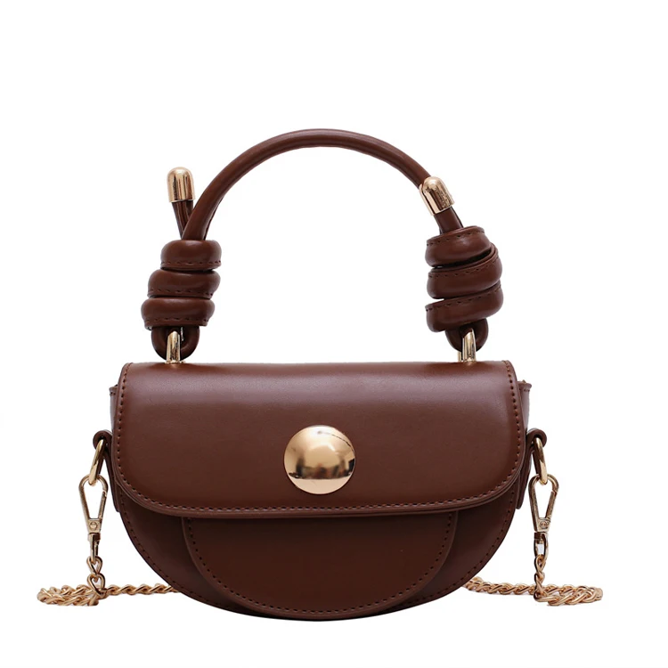 

2020 New Retro Wild Mini Saddle Handbag Leisure Ladies Shoulder Hand Bag For Women, Black,red,brown,wine red