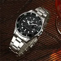 

Montre Homme Top Luxury Branded Men's Submarine Diver Watch Automatic Date Rotating Bezel Watches Relogio Masculino