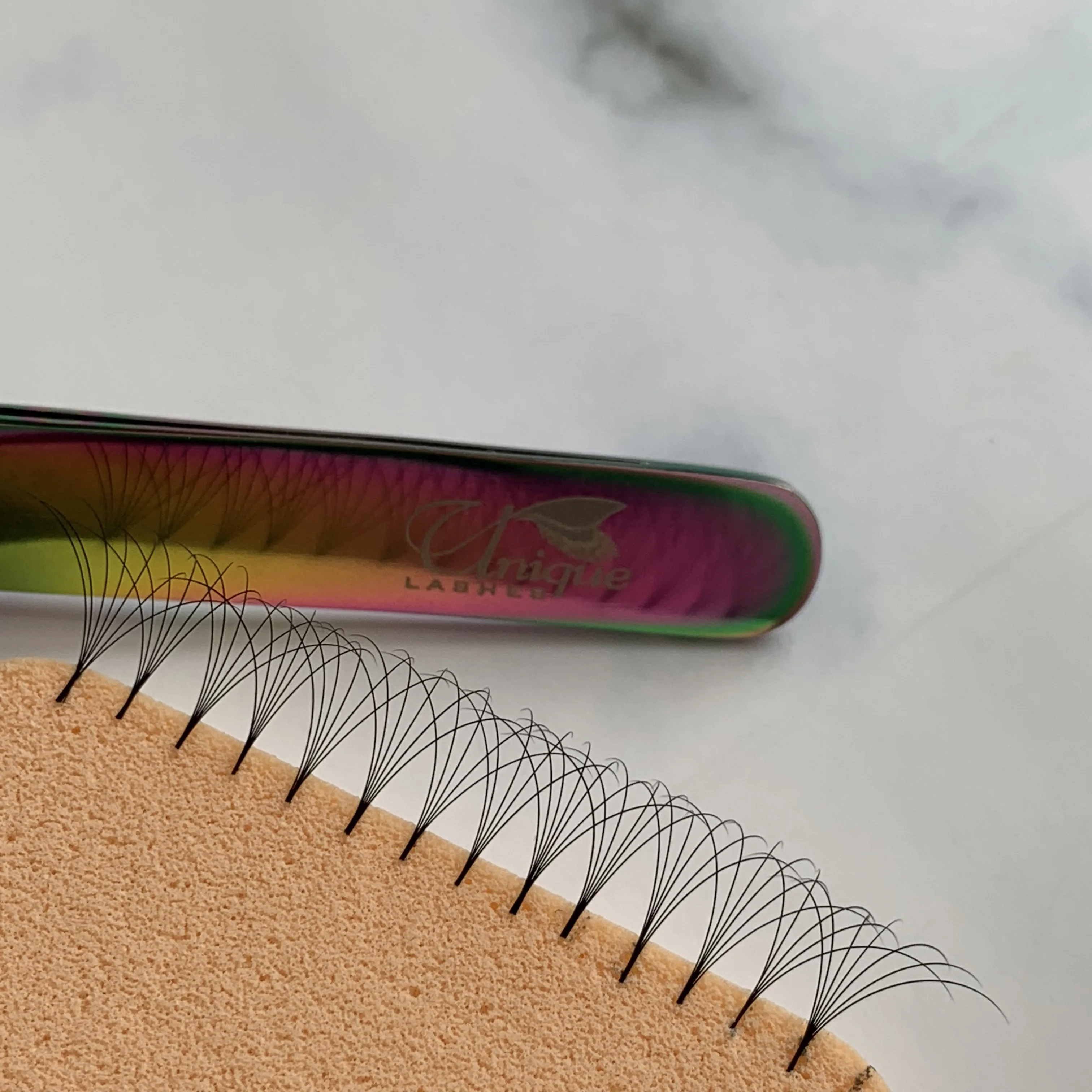 

2020 new style silk easy fanning individual eyelash extension, Natural black