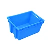 Plastic turnover box for warehouse refrigerated storage