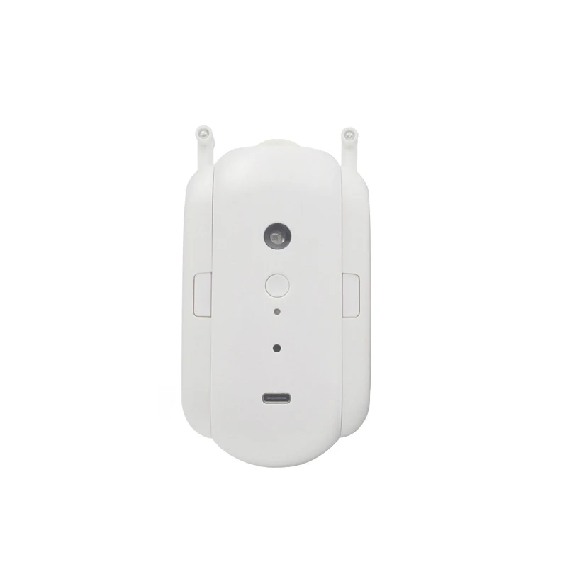 

Alexa Amazon Vovce Control smart Curtain Robot Temperature Light Sensor Inside Battery Switchbot curtain, White