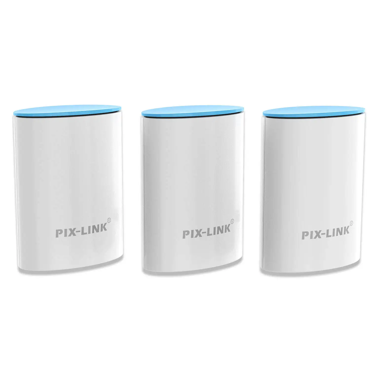 

Pix-link LV-WMS06 Network Mesh Router Dual Band 1200Mbps 3 Packs Of One Set, White