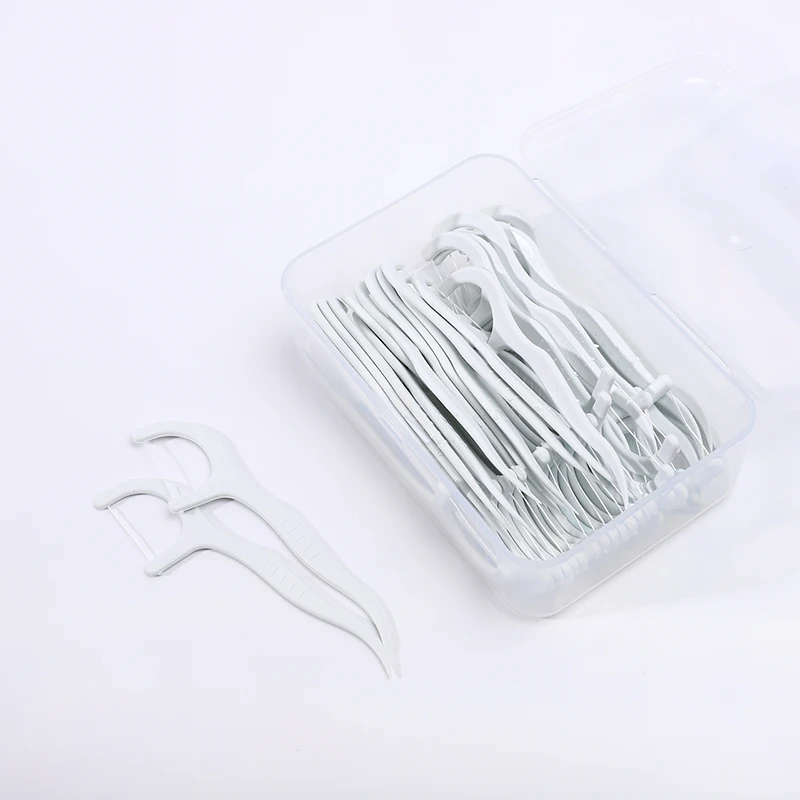 
New product single use eco dental floss stick 