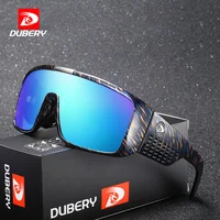 

DUBERY Brand Design UV400 Sunglasses Men's Retro Male Goggle Colorful Sun Glasses For Men Fashion Mirror Shades Oversized Oculos