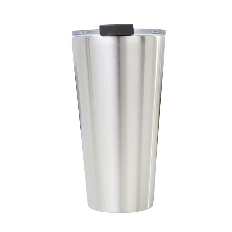 

16oz 30oz Simple Tapered travel coffee mug stainless steel Insulator vacuum Sublimation blank slim tumbler, Based pantone color number