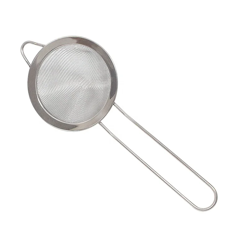 

Stainless steel Strainer Cocktail Fine mesh Conical Mesh Sieve Sifter Conical Fine Mesh Strainer