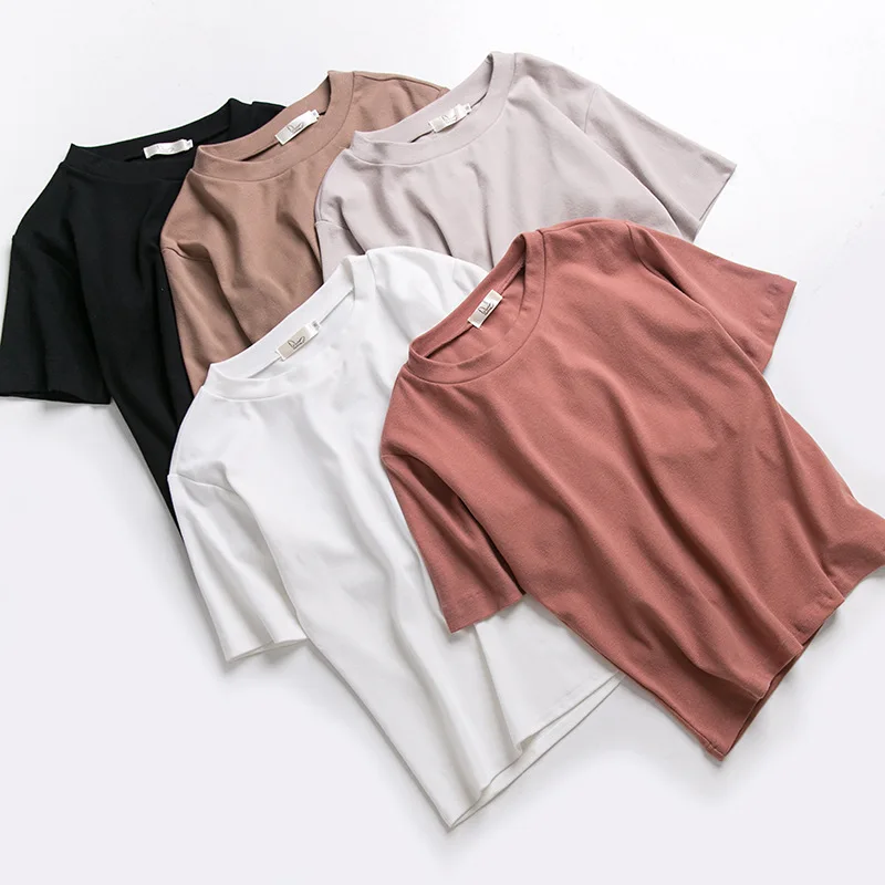 

High Quality Cheap Designer Wholesale Woman T-shirt with Logo, Customized colors