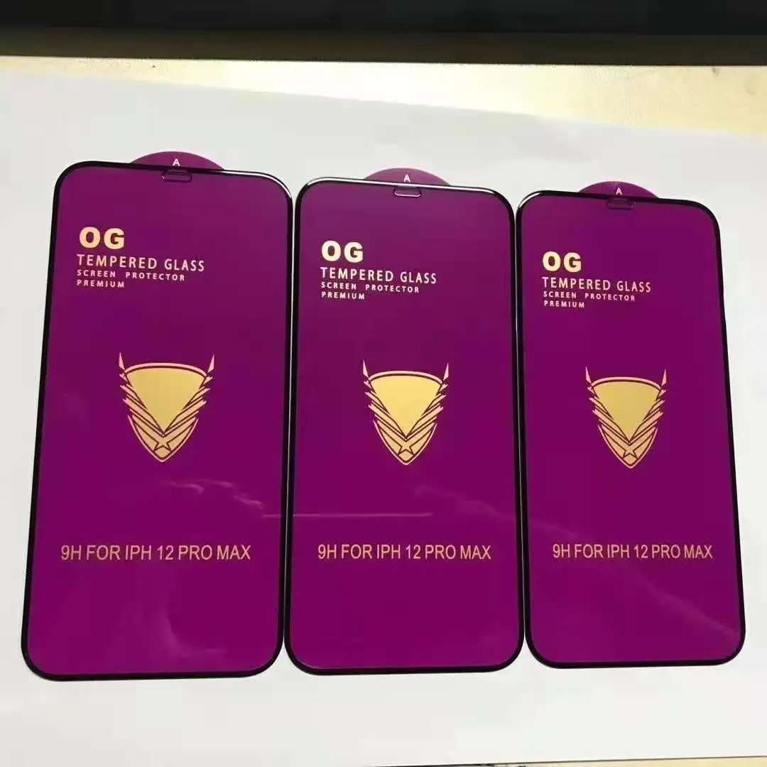 

wholesale OG high quality tempered glass mobile phone screen+protector for all models