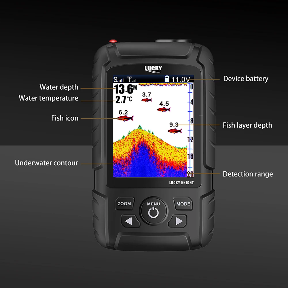 

Lucky FF718LIC-W waterproof and floating attract fish finder sonar