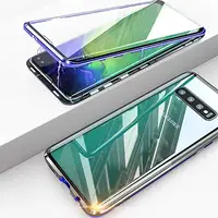 

360 magnetic adsorption metal phone case for samsung galaxy s9 s8 plus s7 s6 edge note8 note9 case