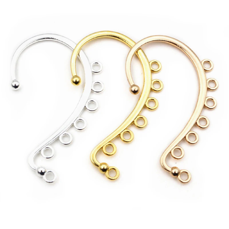

DIY Earrings Hair Jewelry Making Gold Silver Color Wedding Accessories Copper Metal Bridal Hair Combs Findings, Gold/kcgod/silver