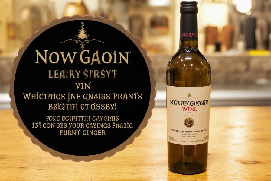 Stone ginger wine bottle next to traditional Chinese cooking ingredients