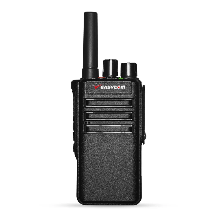 

Easycom realtalk military two way radio poc dmr handheld ptt, Black