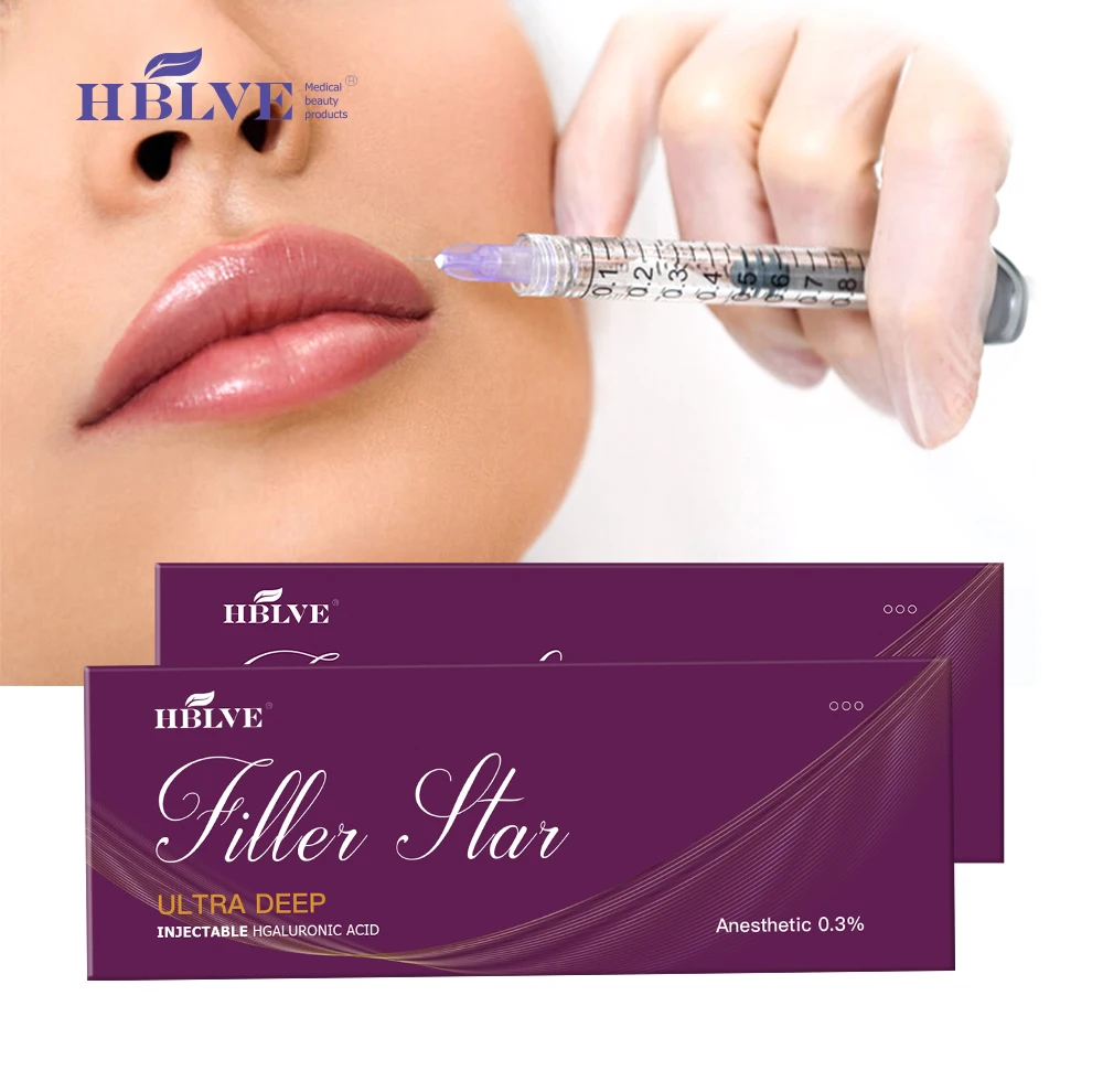 

HBLVE surface layer 1ml lip injection filler hyaluronic acid for Meso pen