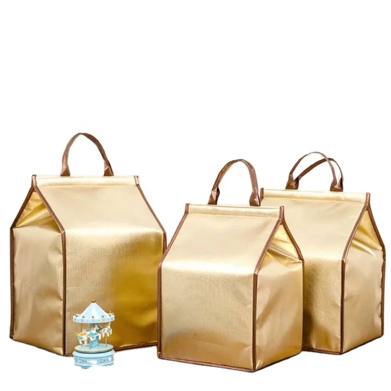 

Eco Friendly Grocery Ice Cream Non Woven Insulated Cooler Bag