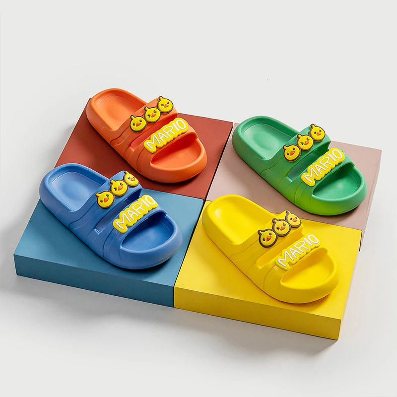 

Cheerful Mario kids Fashion slippers boys girls EVA Non-slip slippers