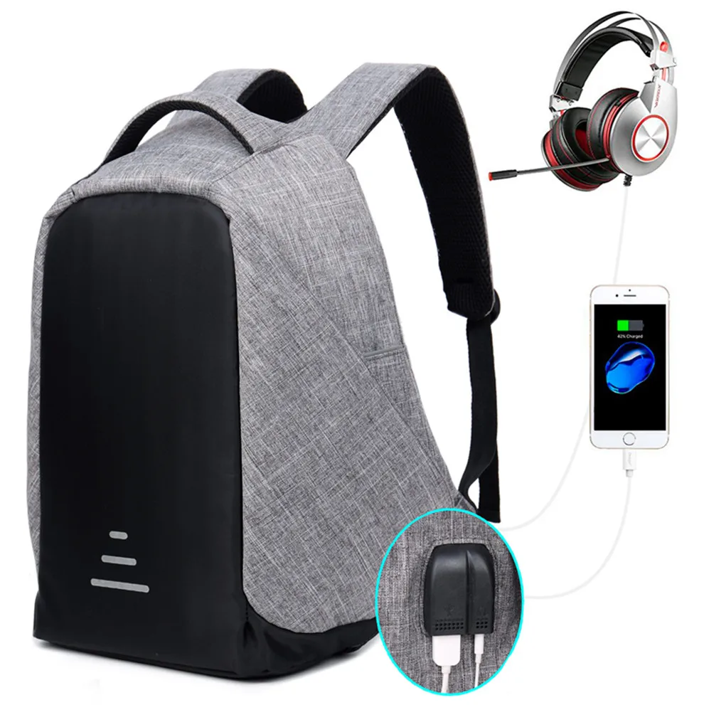 Mochila Antirrobo Smart Carga Usb Notebook Tablet Celular | MercadoLibre
