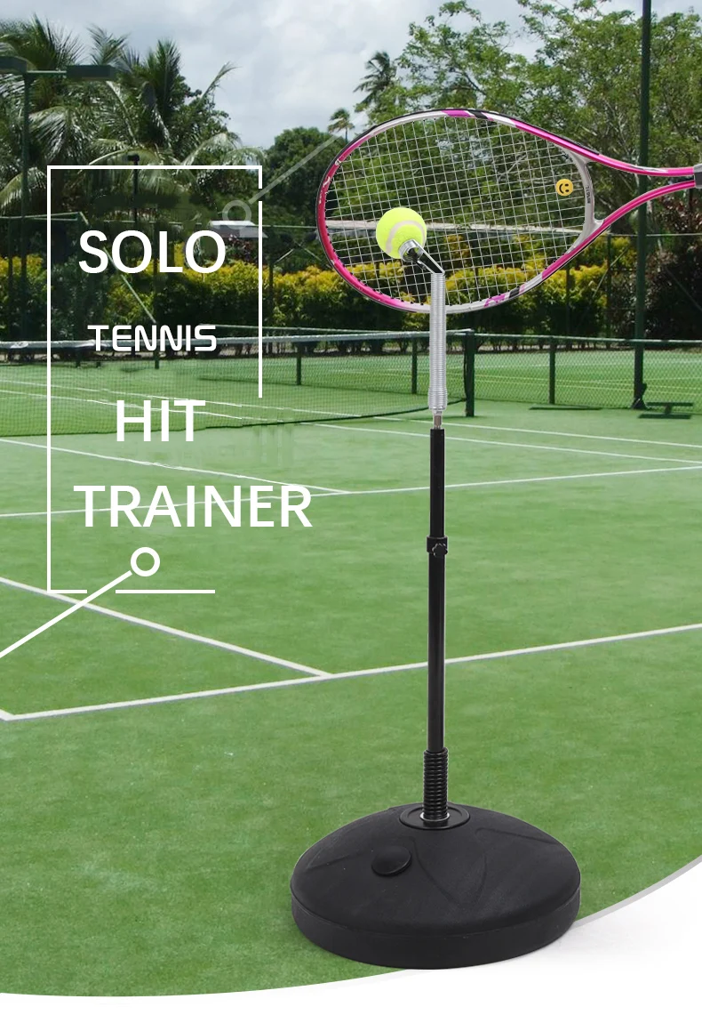 Portable Solo Tennis Trainer Professional Rebound Ball Tennis Practice
