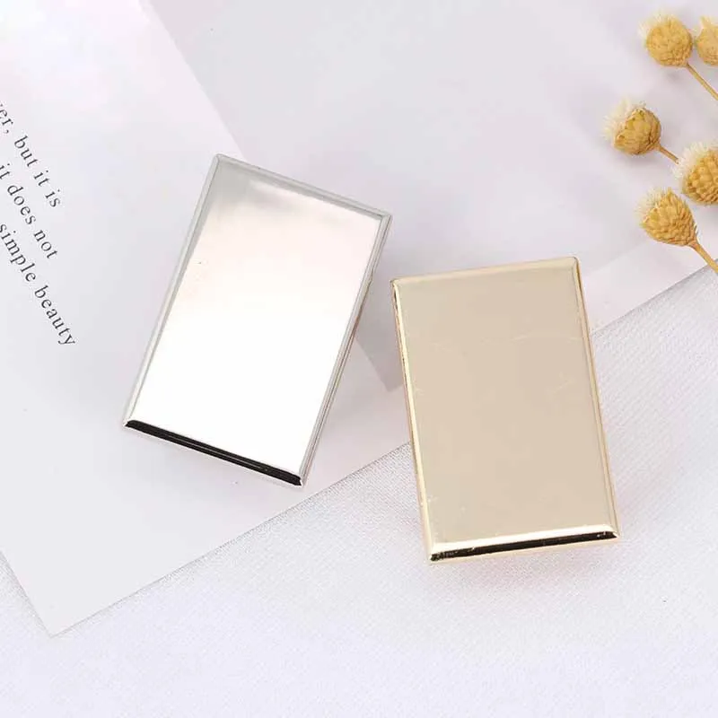 BC015 Durable Brand Name Plate Clothing Metal Logo Custom Handbag Metal Tags Engraved Logo Metal Labels for Bags