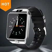 

2019 New Arrivals Android Sim Card Bluetooth Phone CE Rohs High Quality Android Digital Smartwatch DZ09 Smart Watch