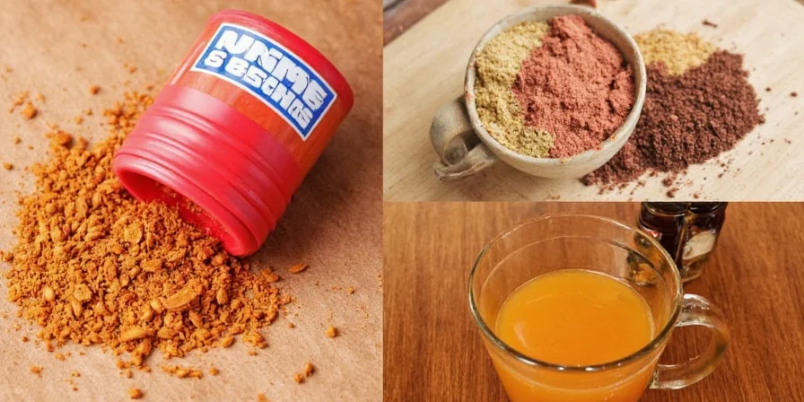 Spice dusting on fries