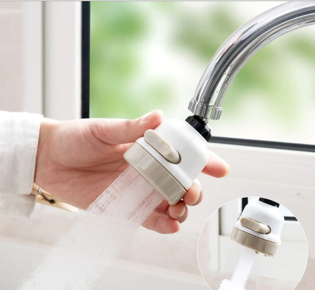 360 rotate swivel water saving tap nozzle filter