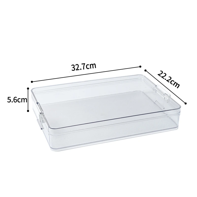 

Hot selling transparent plastic flat box dumpling tray egg holder for kitchen