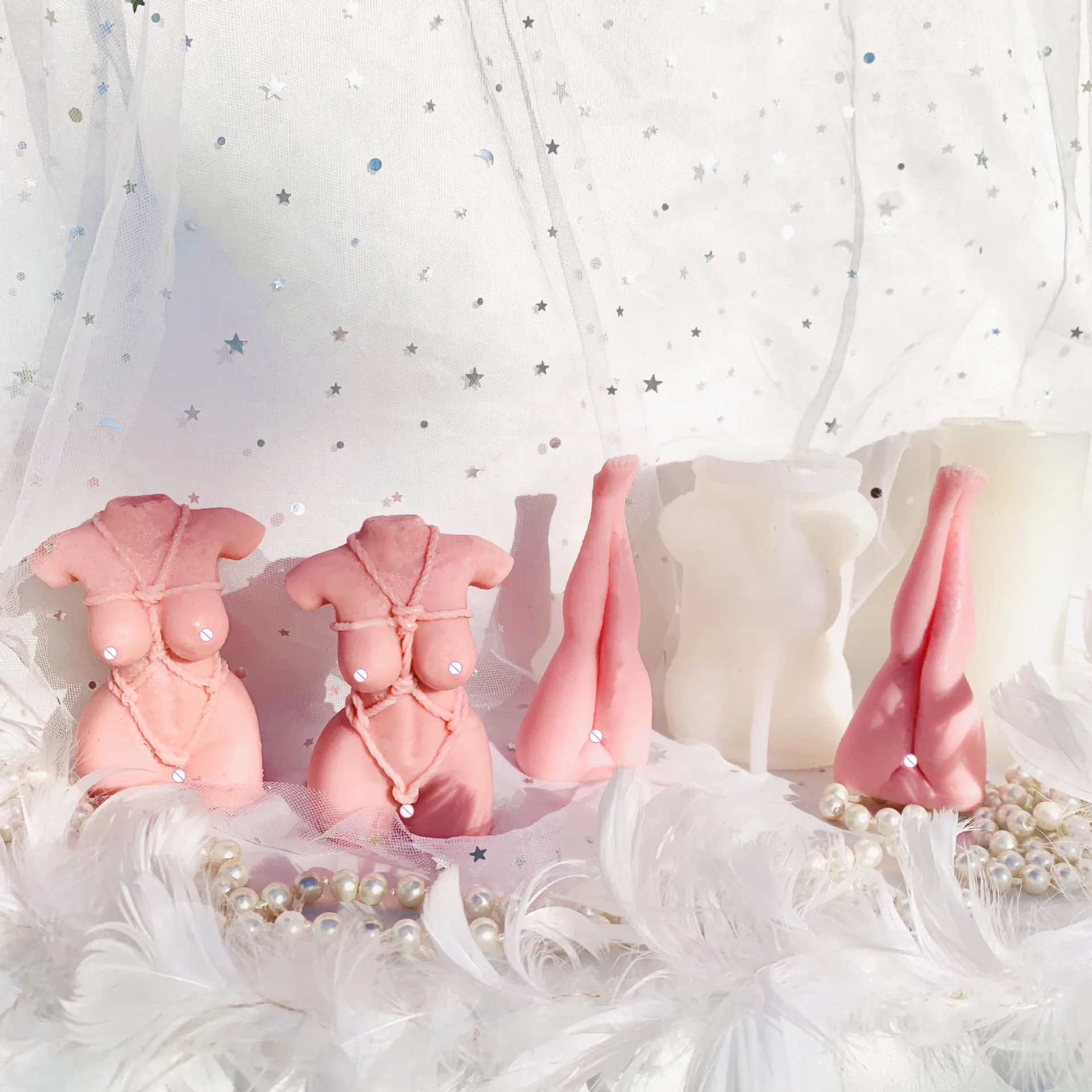 

W069 DIY bundling women candle mold sexy lady body Candy silicone mold, As picture or custom