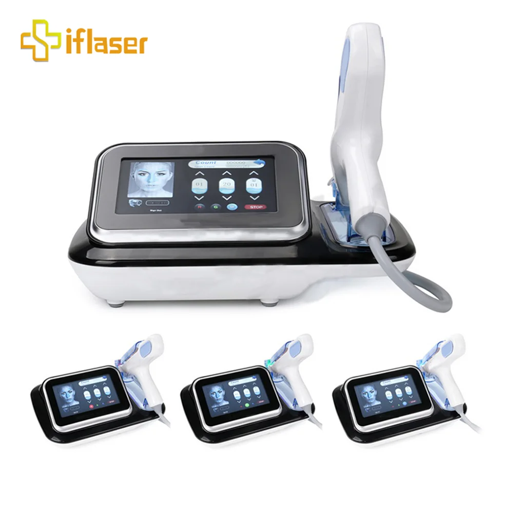 

New arrival non-invasive needle free mesotherapy device meso injector face lifting fractional machine rf microneedle, White