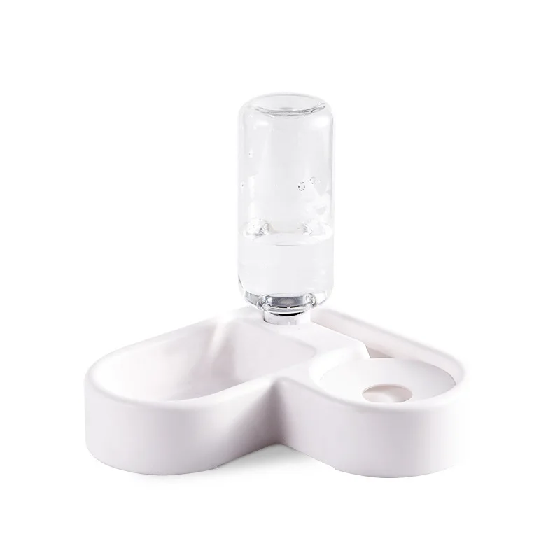 

Dropshipping Non-wet Top Quality Best Selling White Simple Automatic Pet Food Bowls & Feeders