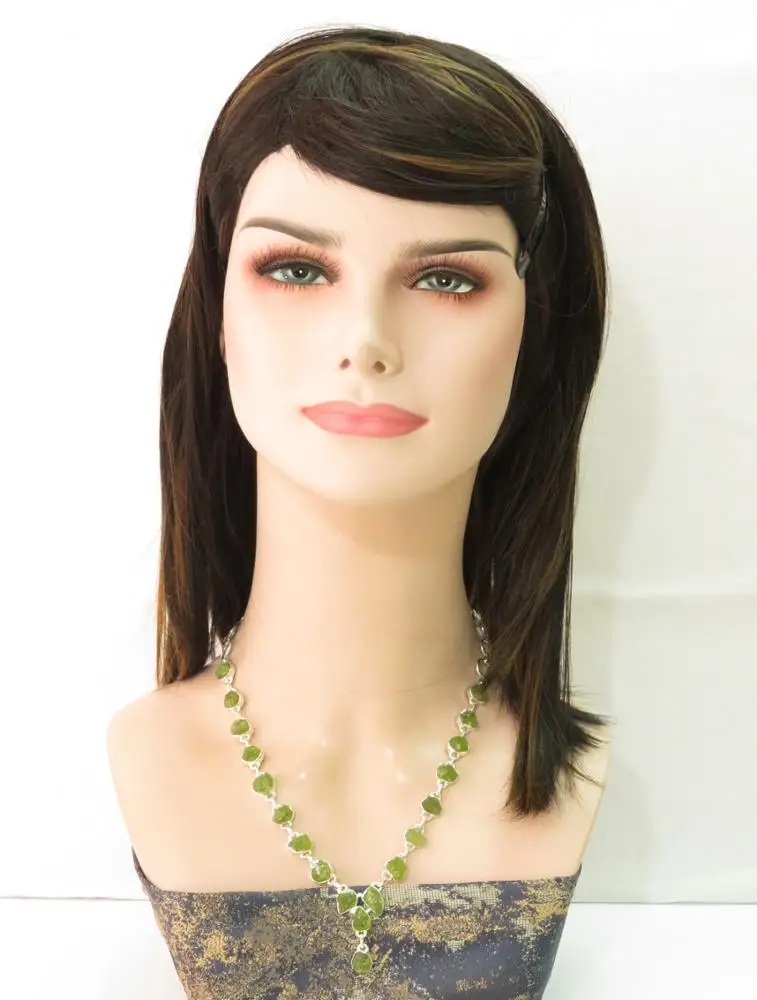 
Free Gift Box Free Express Shipping !! 925 Silver Rare PERIDOT Necklace 19.3