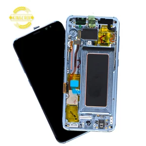 Amoled Original for Samsung mobile Phone touch screen for Samsung Galaxy S8 Plus LCD, For Samsung S8+ G955F G955 LCD with frame