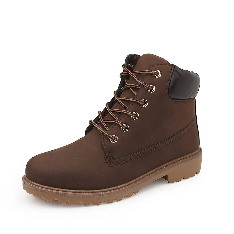

Mens Lace-Up Ankle Boots Waterproof Outdoor Trekking Work Boots