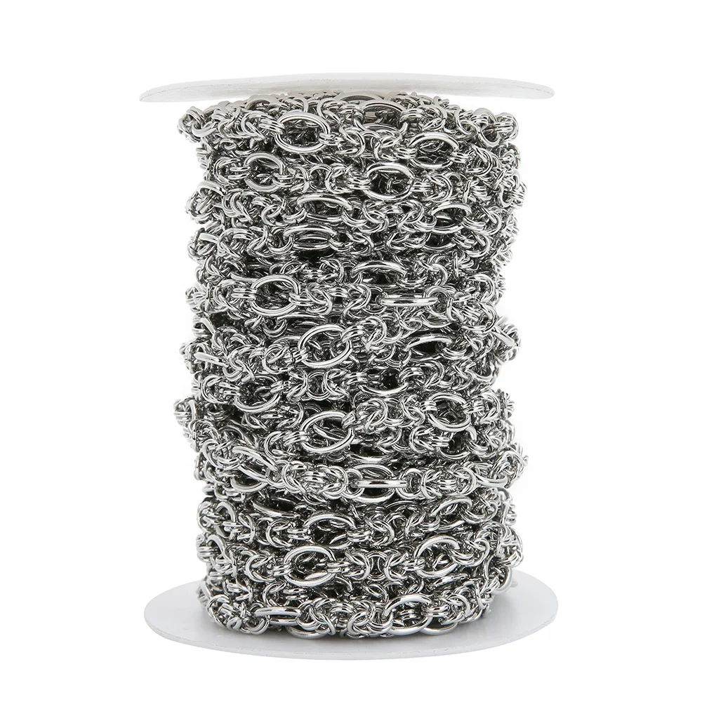 

Stainless Steel Chunky Knot Big Chains for Hip Hop Necklaces Findings Bracelets Supplies Jewelry Making Accessories