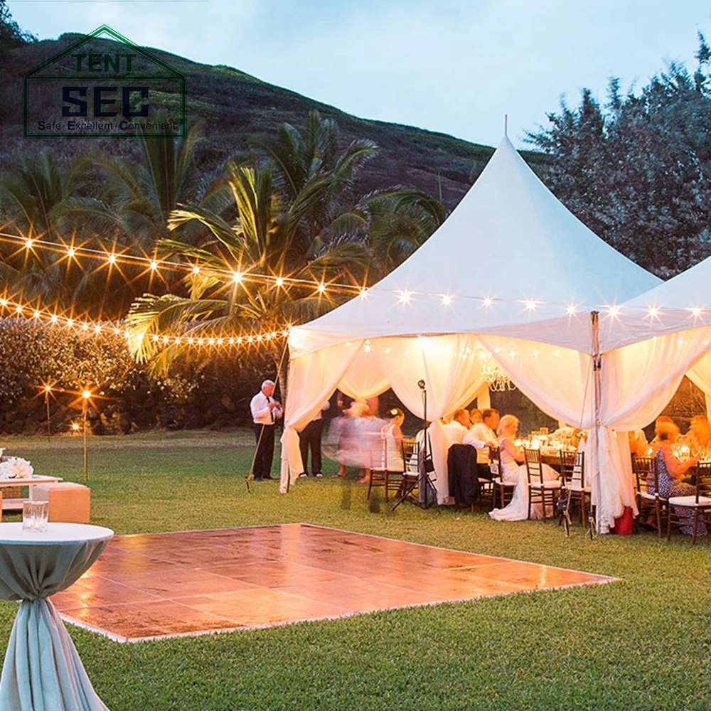 

Wedding Custom Transparent Marquee Pagoda Tent With Curtains, White