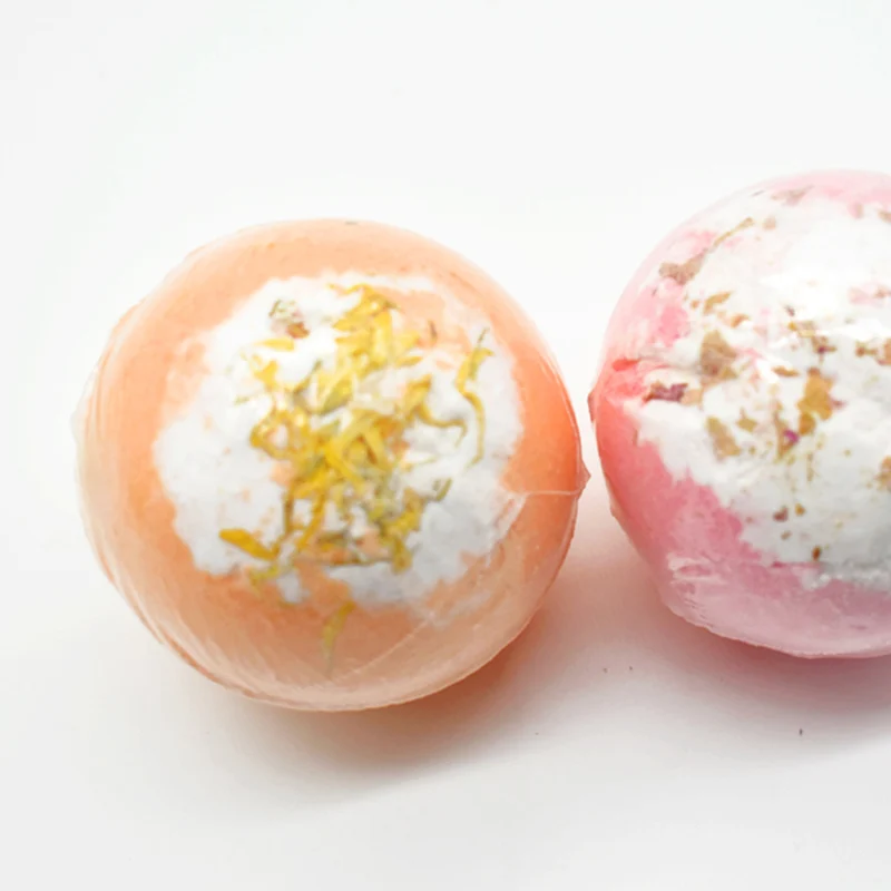 

OEM Private Label Custom Packing Gift Set Rich Bubble Floral Scent Vegan Natural Organic Colorful Fizzy Bath Bombs