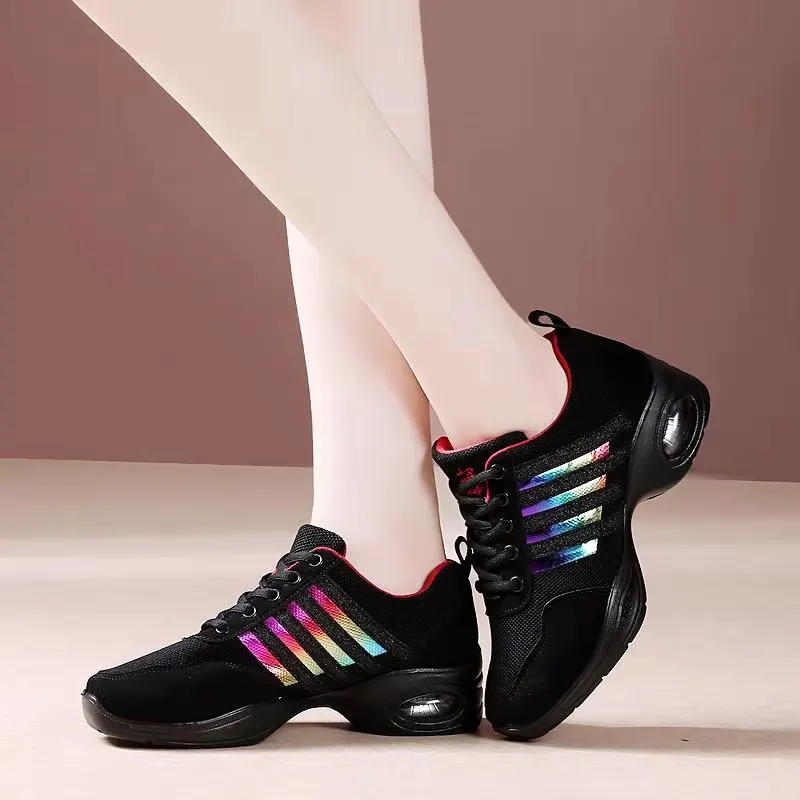 

2021 new model Wholesale Knitting Women Sport Shoes Breathable dancing shoes